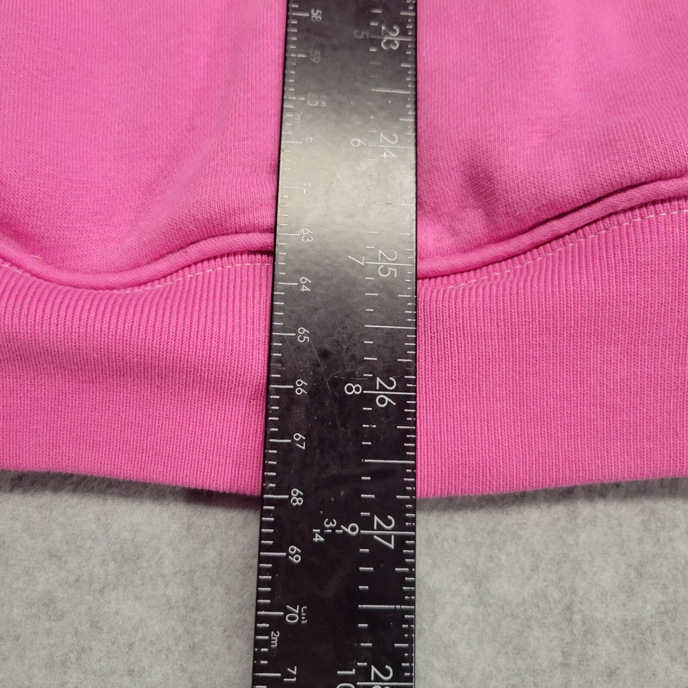 Gap × Barbie Adult Medium Arch Logo Hoodie Barbiecore Iconic Pink Sweatshirt - Picture 5 of 8